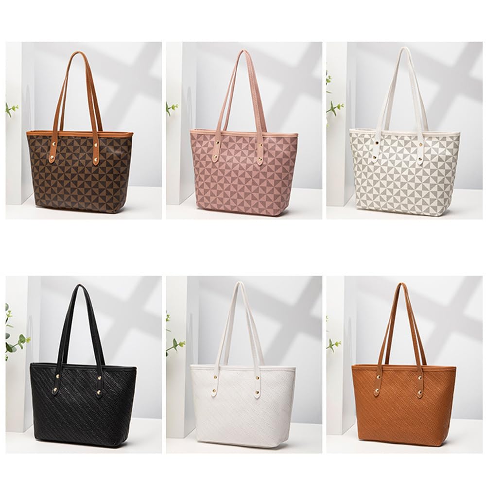 Tote Bag for Women Wide Shoulder Strap Top-handle Satchel Purse Handbags Printing Travel Large Shoulder Bag for Work Purse