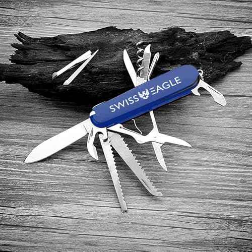 Swiss Eagle Premium Quality Knife Classic Multi Tool Pocket Knife for Men - 30 Tools in your Pocket - navaja suiza