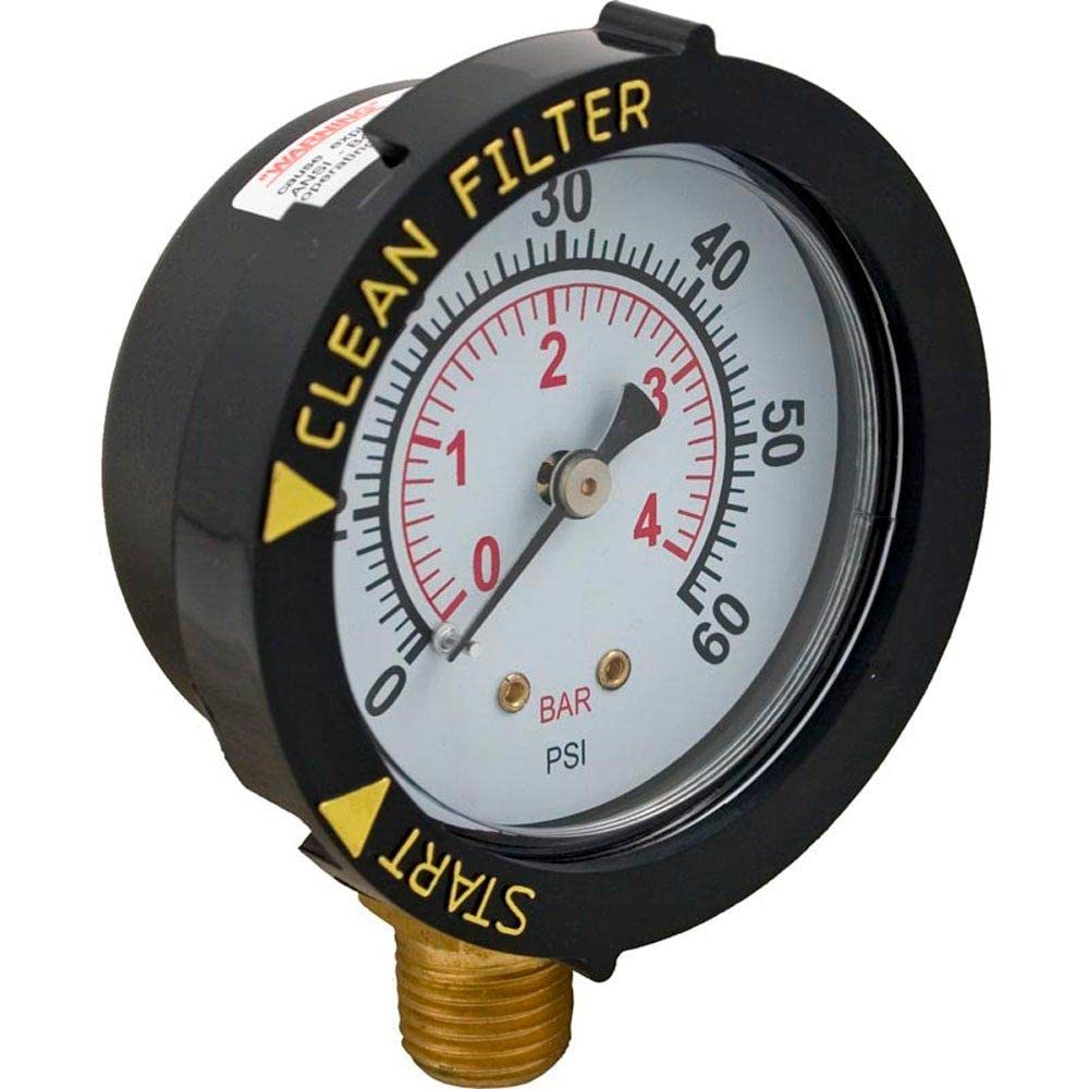 Pentair 190058 Pressure Gauge Replacement Pool/Spa Valve and Filter