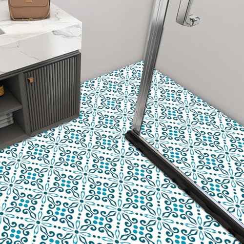 4PCS Reusable Mexican Talavera Pattern Stencils 8x8 Inches for Floors, Walls, Tiles, Concrete, Fabric, Wood & Furniture