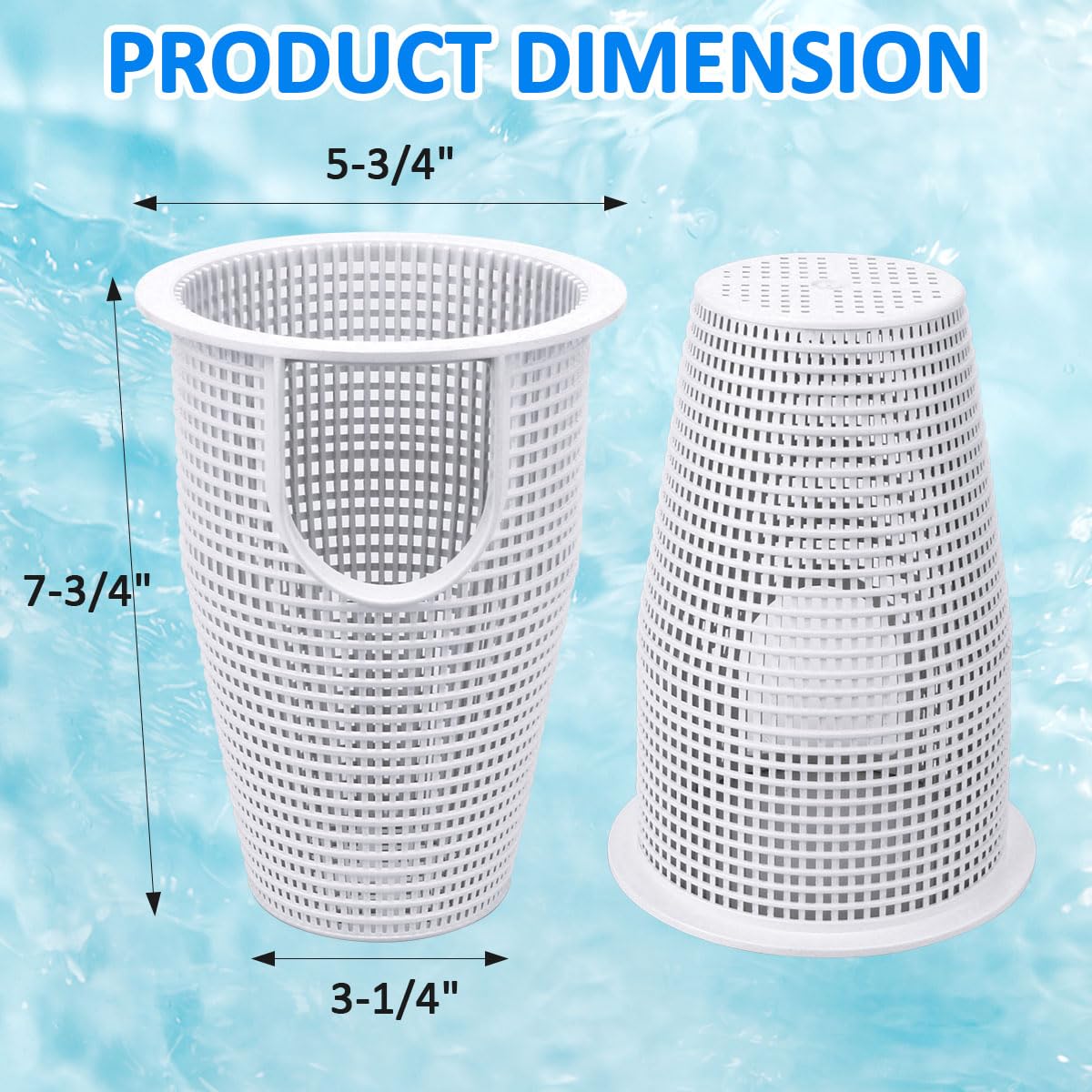 Sanyasi 070387 Strainer Basket Replacement for Pentair Whisperflo Intelliflo Pool Pump Basket, Replace 91110040 B-199 B199 Pool Filter Basket