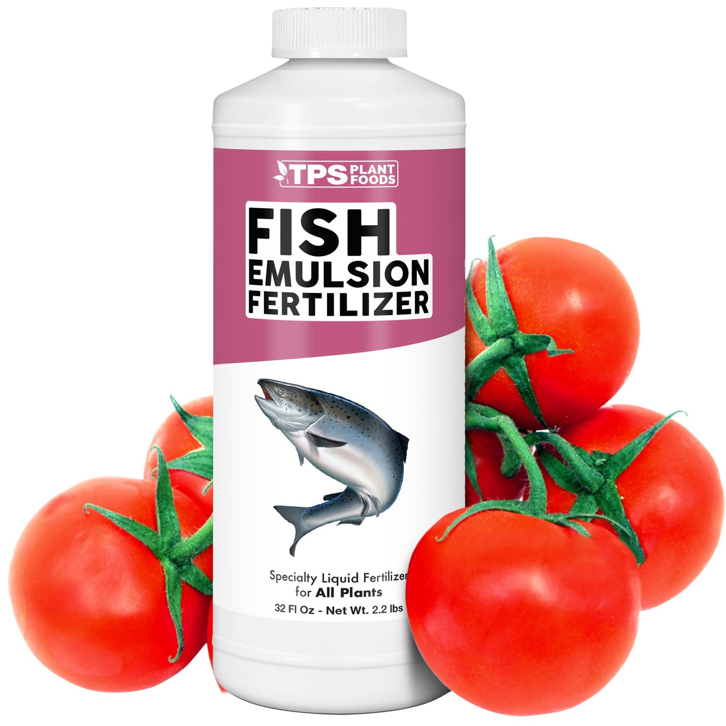 Fish Emulsion Fertilizer â Liquid Salmon Supplement for Fast Nutrient Uptake, Lush Green Growth & Stronger Roots, 32 oz