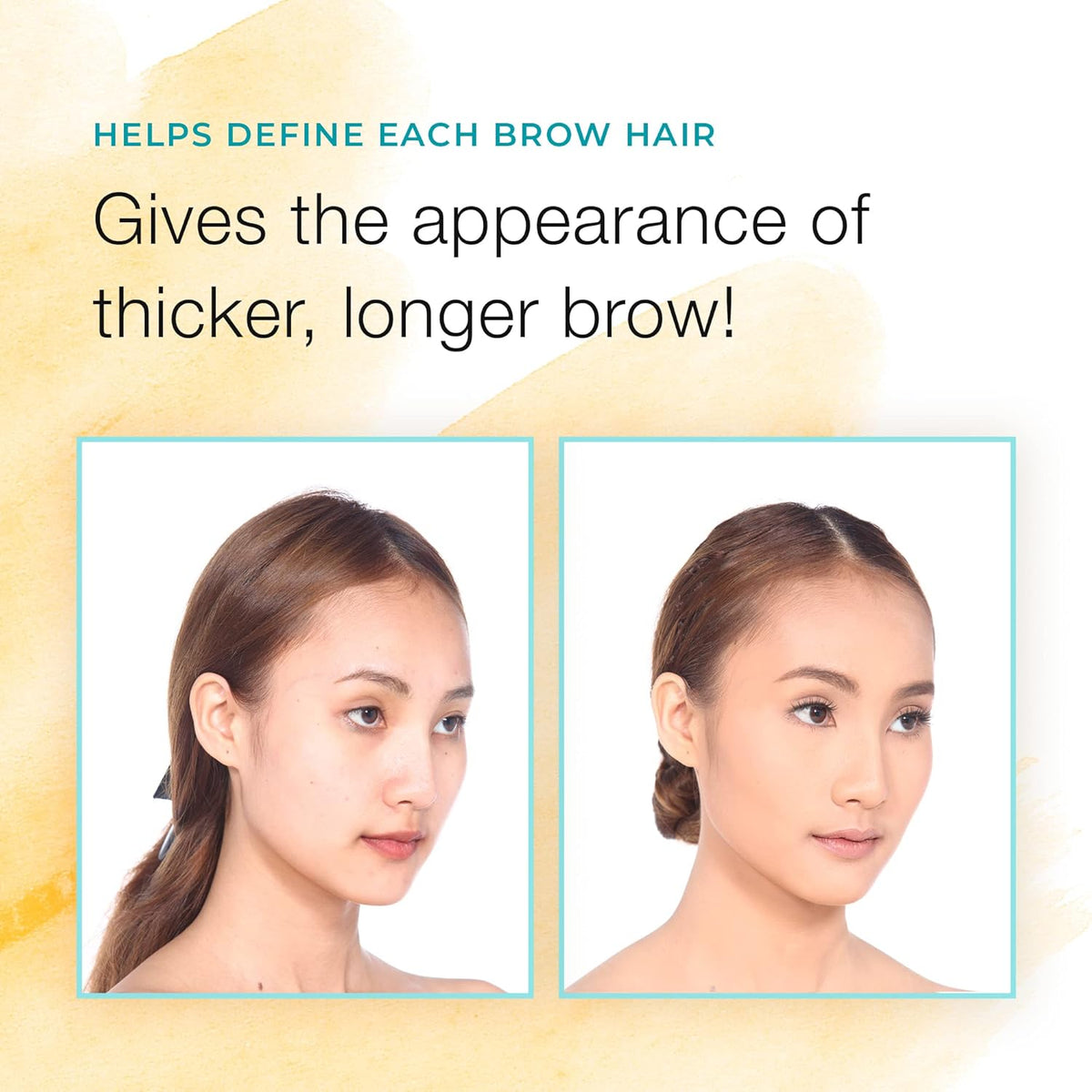 Eyebrow Color For Women, 20 Application Kit, Medium Brown