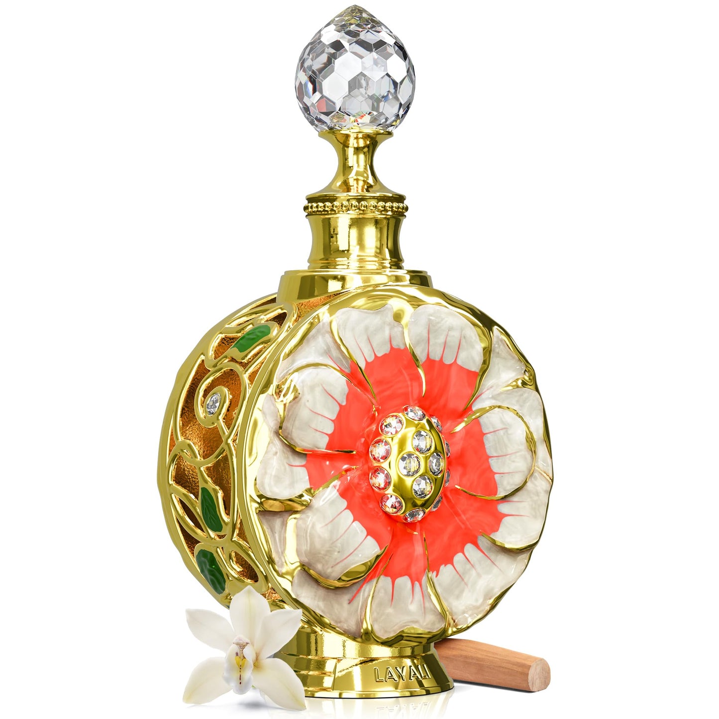 Swiss Arabian Layali Soleil â Arabian Perfume Oil Fragrance with Vanilla, Coconut and White Musk â Luxury Products From Dubai â Long Lasting & Addictive Parfum â Arabic Perfume Oil for Women (0.5 oz)