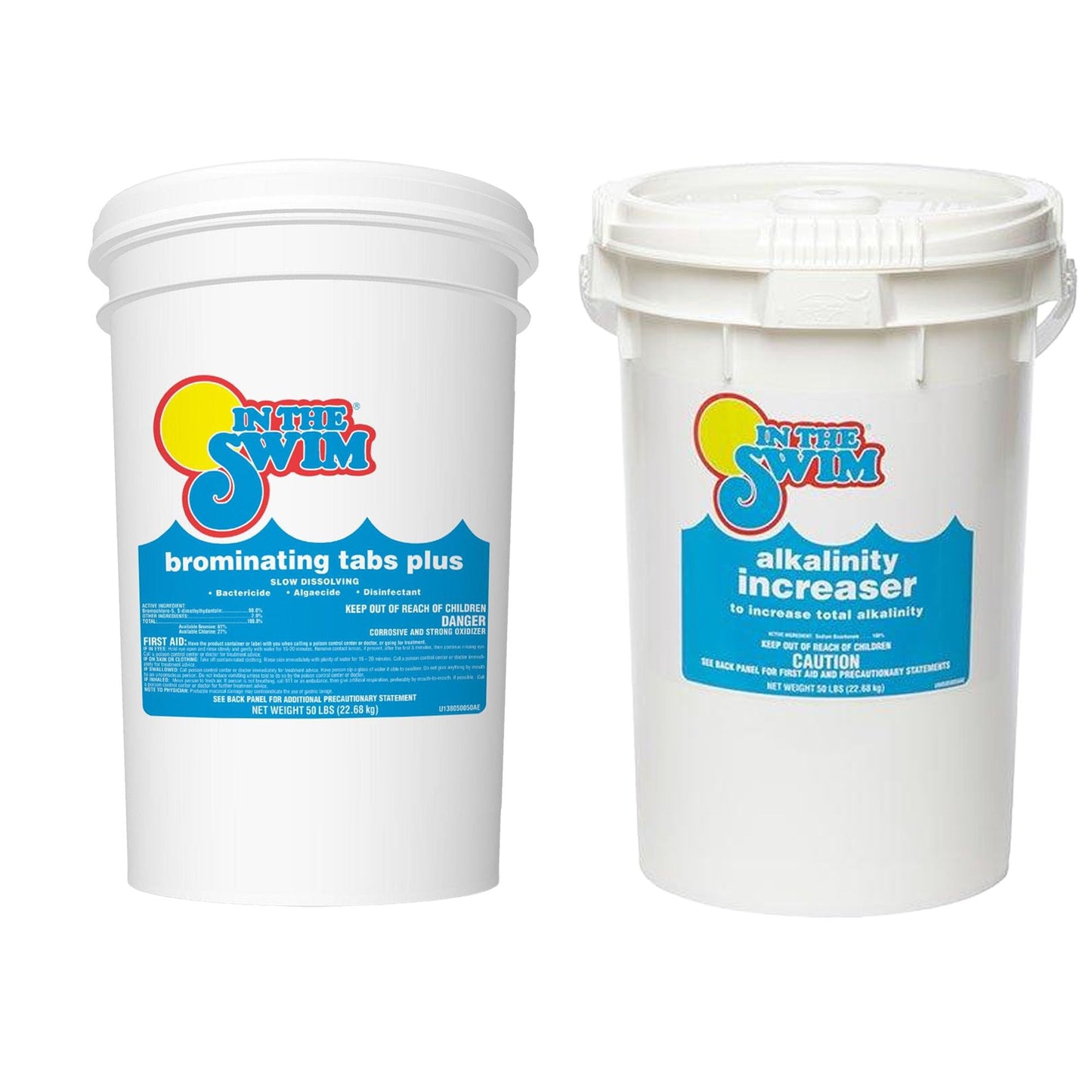 In The Swim Bromine Plus and Alkalinity Increaser - 50 Pounds of Bromine - 50 Pounds of Alkalinity Increaser