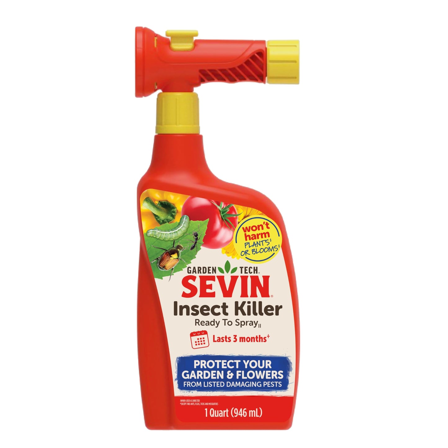 Sevin Insect Killer RTS 32OZ, White Label