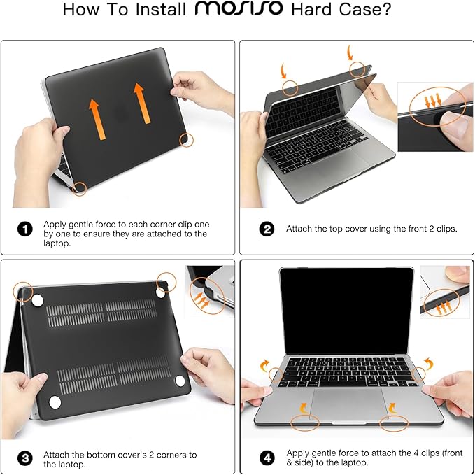 MOSISO Compatible with MacBook Air 13 inch Case M5 2026 M4 2025 M3 M2 2024-2022 A3449 A3240 A3113 A2681,Hard Shell&Keyboard Cover&Screen Film&Pouch for MacBook Air 13.6 inch Case, Purple