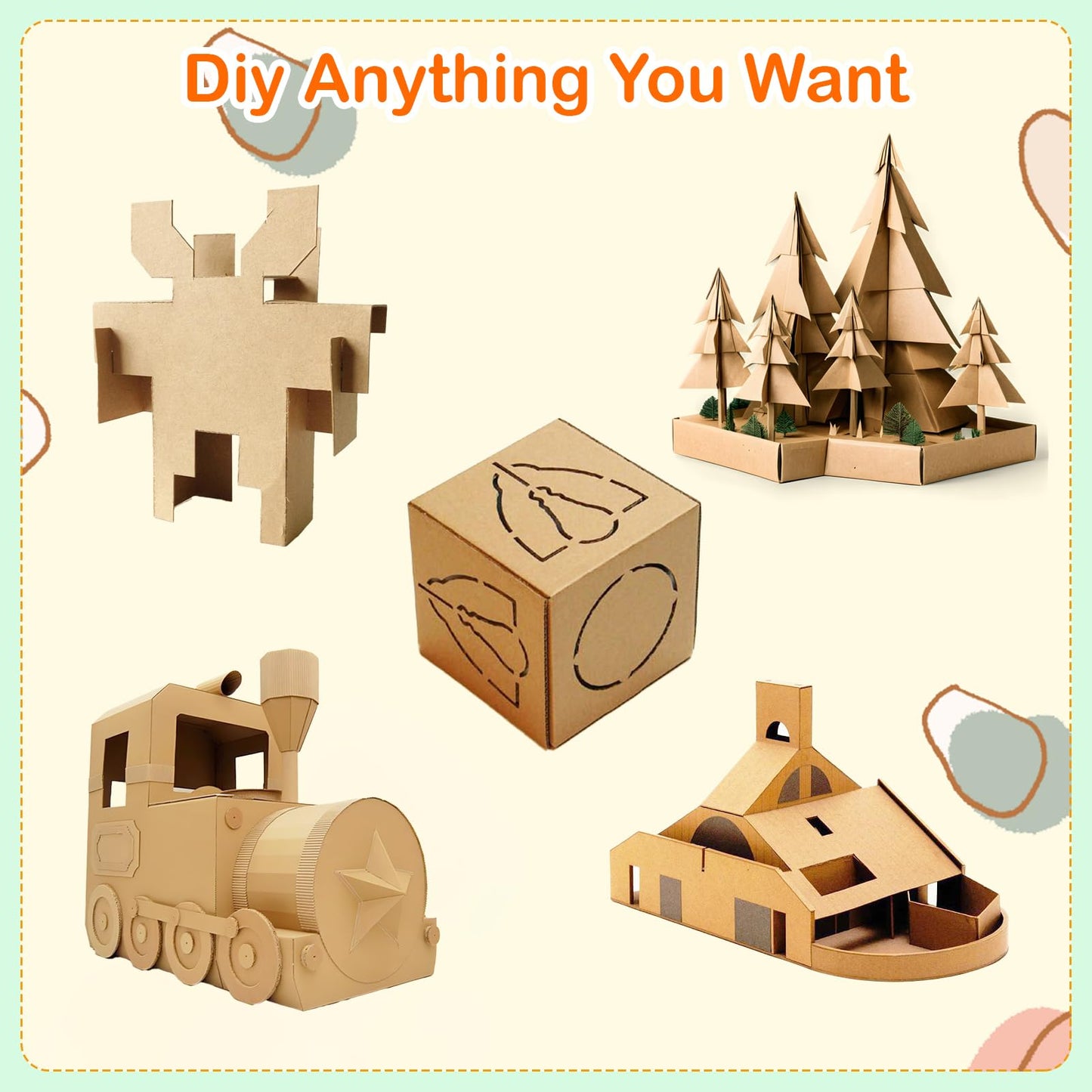 HORLIMER 100 Pack 8.5x11 Chipboard Sheets, Kraft Cardboard for Shipping, Scrapbooking, DIY Crafts