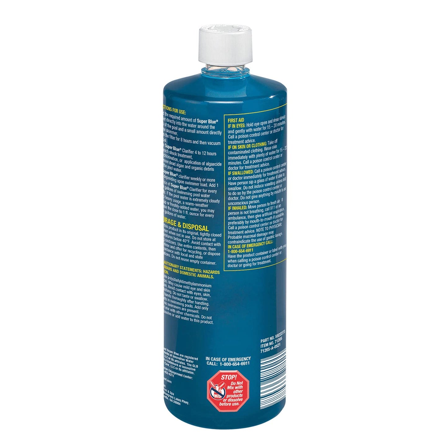 GLB 71205-SP-02BX Super Blue Pool Clarifier, 64-Ounces (Packaging May Vary)