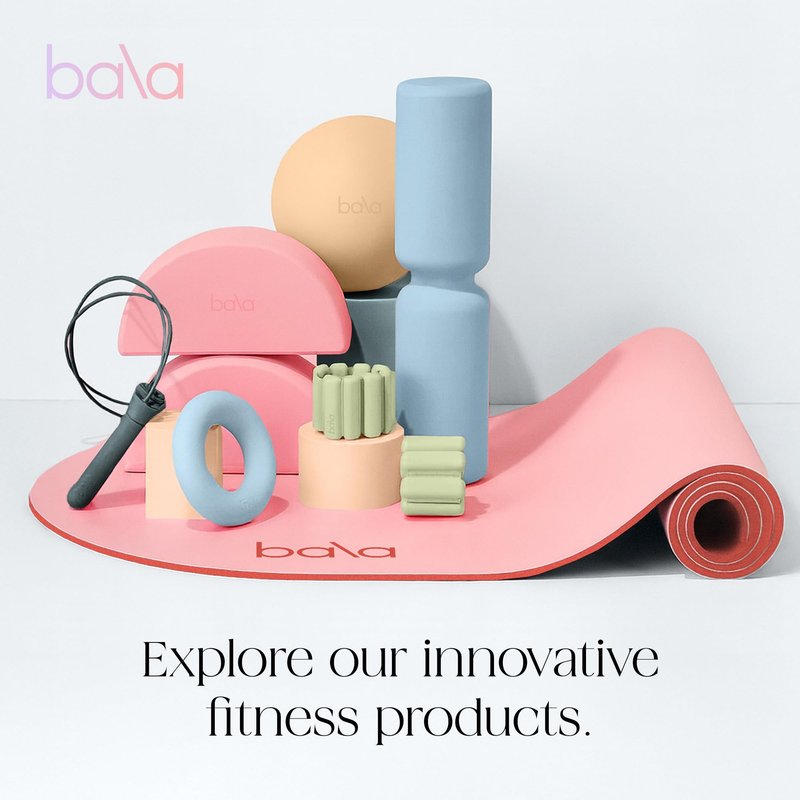 Bala Bangles Wrist & Ankle Weights for Women & Men - 3 lb Adjustable Weighted Bands - Soft Silicone Arm & Leg Weights for Pilates, Yoga, Walking, Barre, Home Workout & Strength Training Exercise