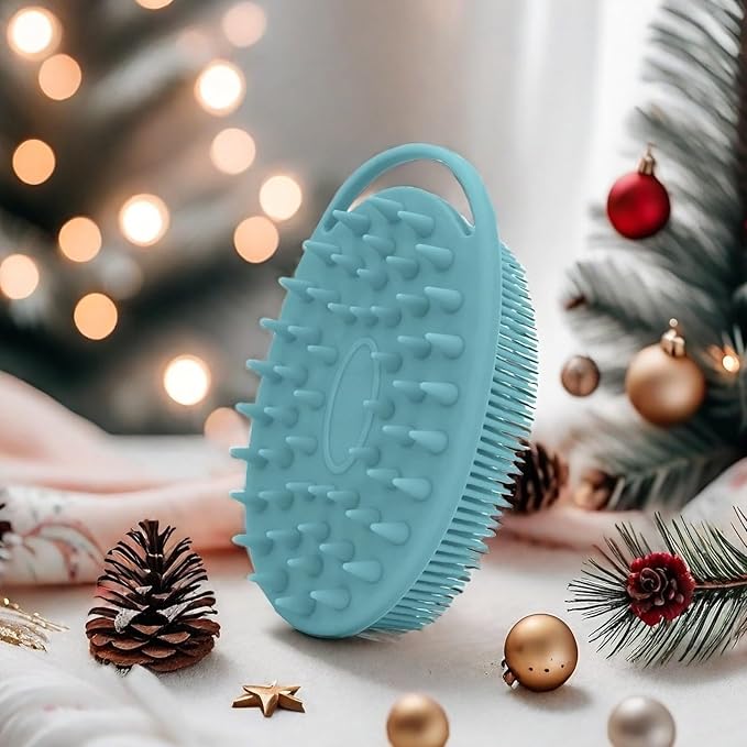 Silicone Body Scrubber â Dual-Sided Silicone Loofah for Shower, Set of 2 Soft Exfoliating Body Bath Shower Scrubber Loofah Brush Easy-to-Clean for Sensitive Kids Women Men All Kinds of Skin