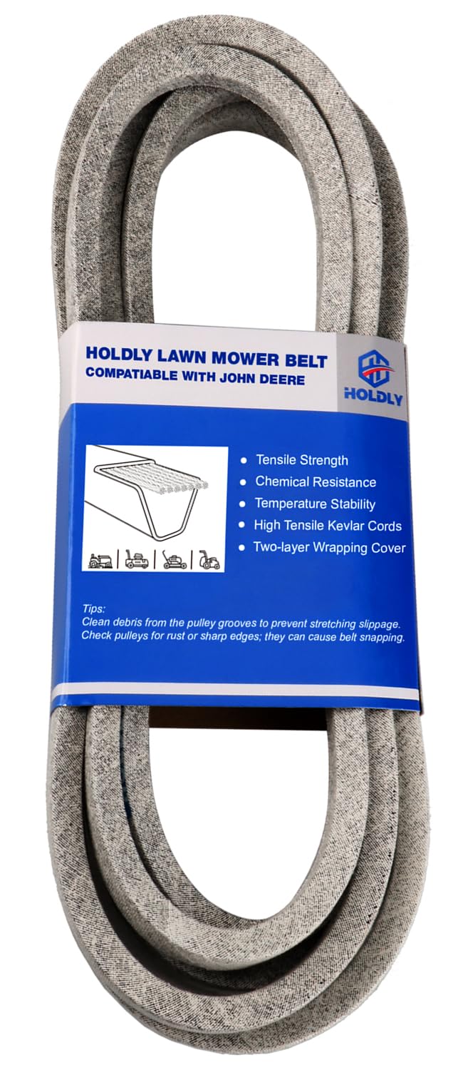 1/2 x 141 Mower Deck Belt GX21833/GX20571, Kevlar Cord Belt for John Deere D140 D150 D160 L120 L130 L145 L155 LA130 LA140 LA145 LA165,S140, S160, S170 S140 Z255 with 48 inch Deck (GX21833)