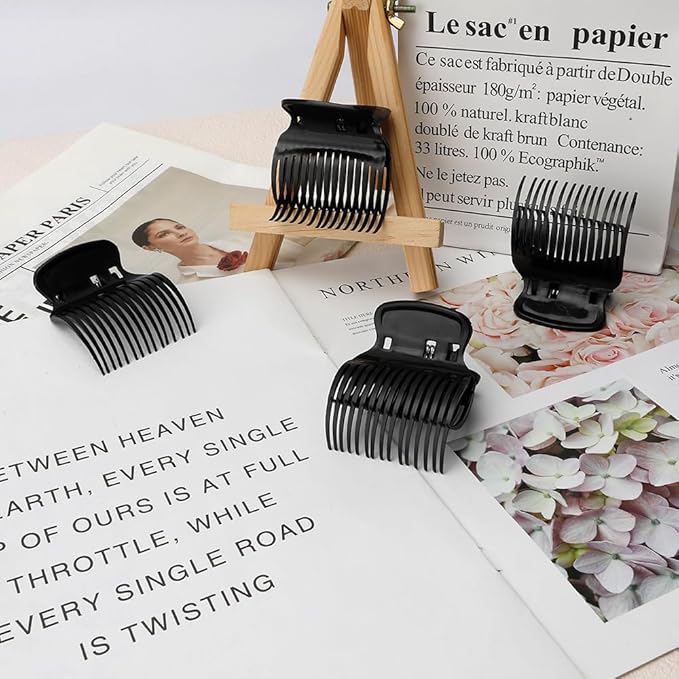 Hair Curler Clips - 12 Pcs Versatile Roller Clips for Effortless Curls and Waves