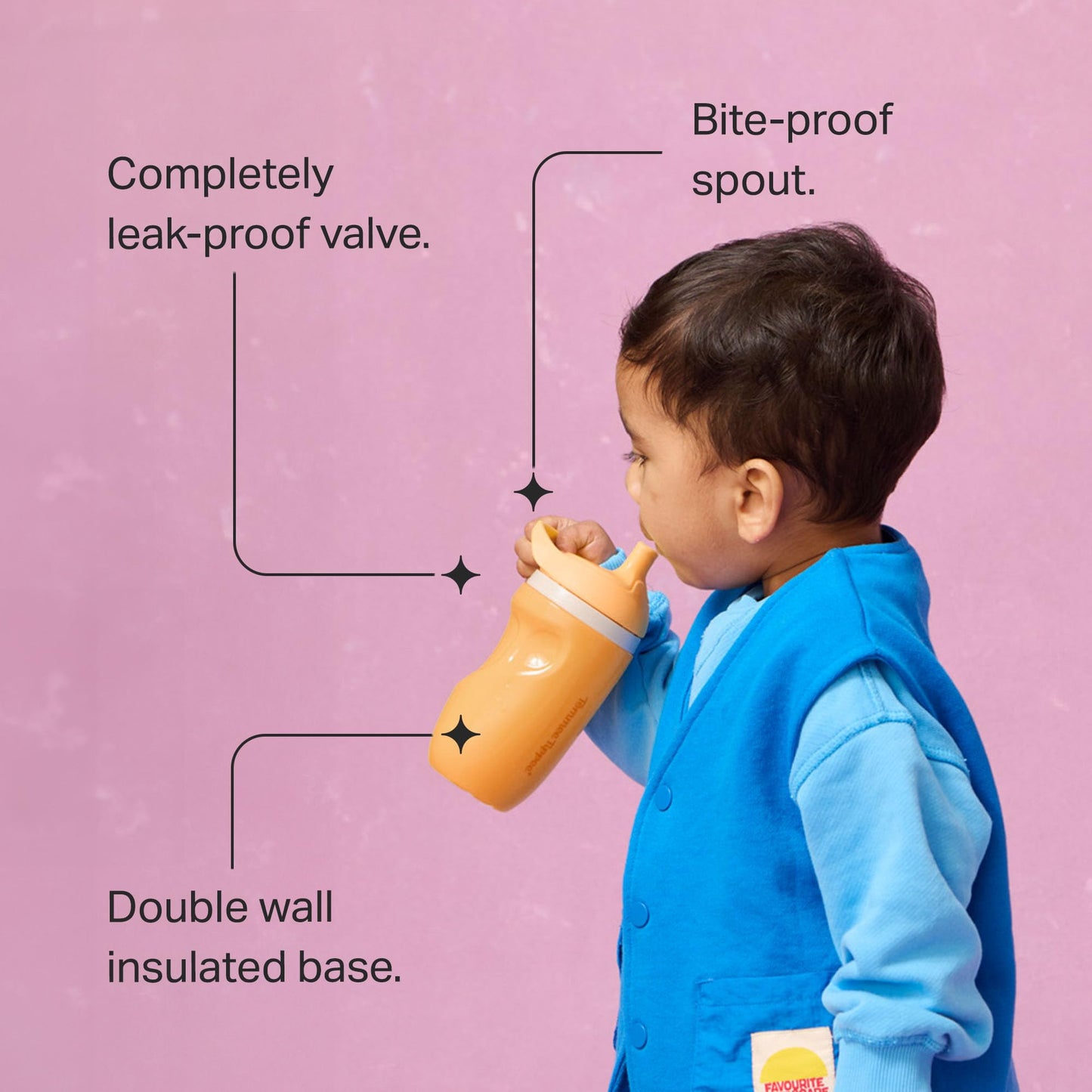 Tommee Tippee Ultra-Light StayPut Pacifier 6-18 Months, One-Piece Silicone Design & Tommee Tippee Insulated 9oz Toddler Water Bottle, No Spill, Sippy Cups for Toddlers 1-3 Years, BPA Free, Pack of 2