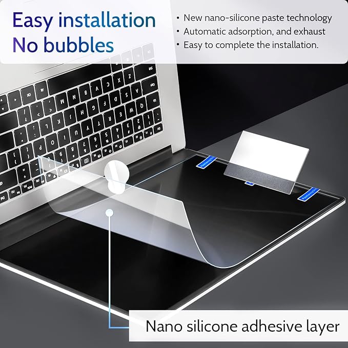 Peslv 3 Pcs Anti Blue Light Screen Protector for Laptop 13.4"/13.3" 16:10, 13In Computer Monitor Glare Filter UV Blocker Shield Cover Eye Protection Film