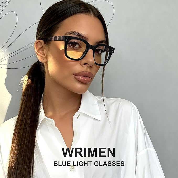 Blue Light Blocking Glasses for Women, Bluelight Glasses Womens Relieve UV Glare Eye Fatigue for Work Reading
