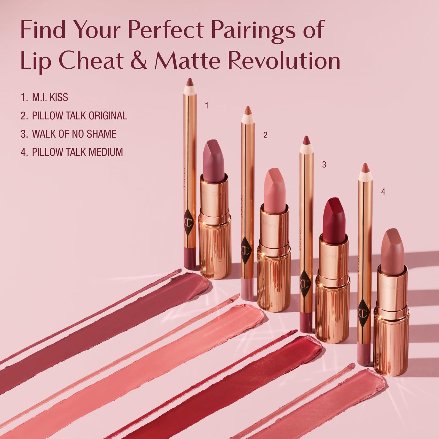 Charlotte Tilbury Lip Cheat Lip Liner Pencil - Gives Lips a Fuller-Looking, Defined Pout - Enriched with Jojoba Oil & Hyaluronic Acid - Waterproof, Smudge-Proof & Transfer-Proof - Pillow Talk