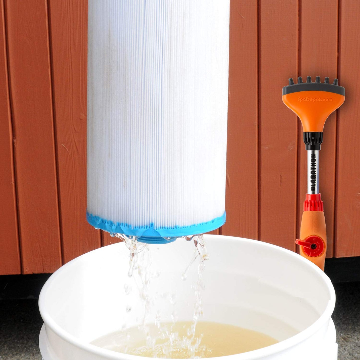 Spa Depot Power Soak Hot Tub & Pool Filter Cartridge Cleaner - 2 x 1 lb. Bottles