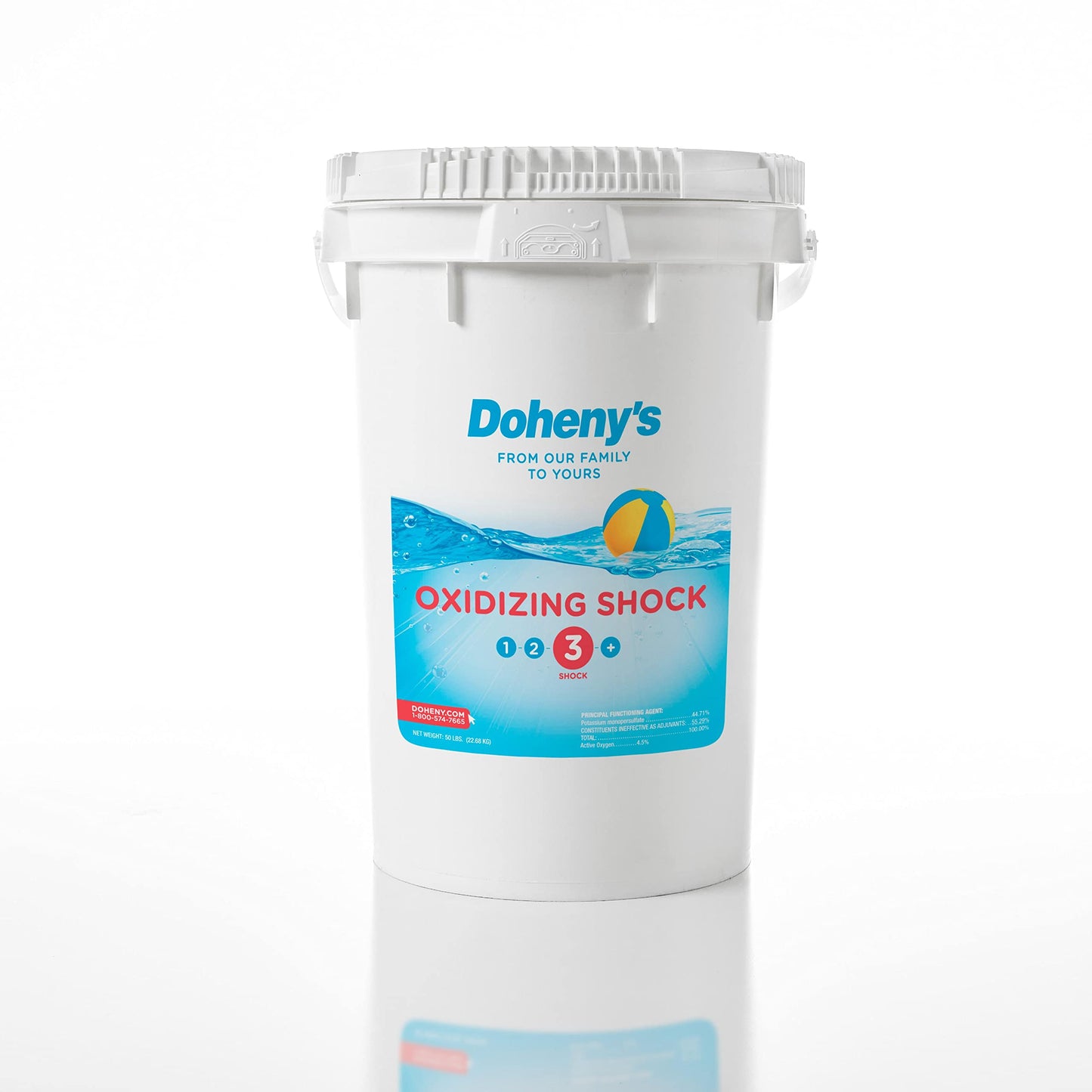 Doheny's Chlorine-Free Oxidizing Shock | Fast-Dissolving | Removes Chloramines & Boosts Free Chlorine | Safe to Swim 15 Minutes After Application | 12 x 1lb Bags (12lb Total)