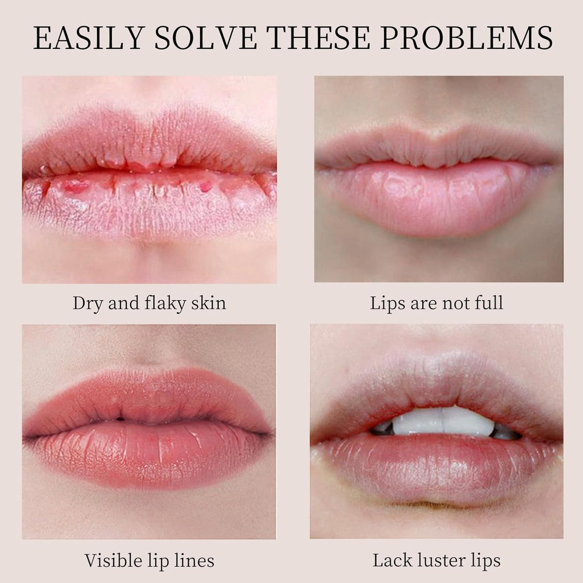 4 Pcs Lip Butter Balm - Tinted Lip Balm Hydrating - Lip Balm Set for Women - Lip Moisturizer for Very Dry Lips - Lip Gloss, Pink Sugar & Vanilla & Sweet Mint & Iced Coffee, Moisturizing Nourishing