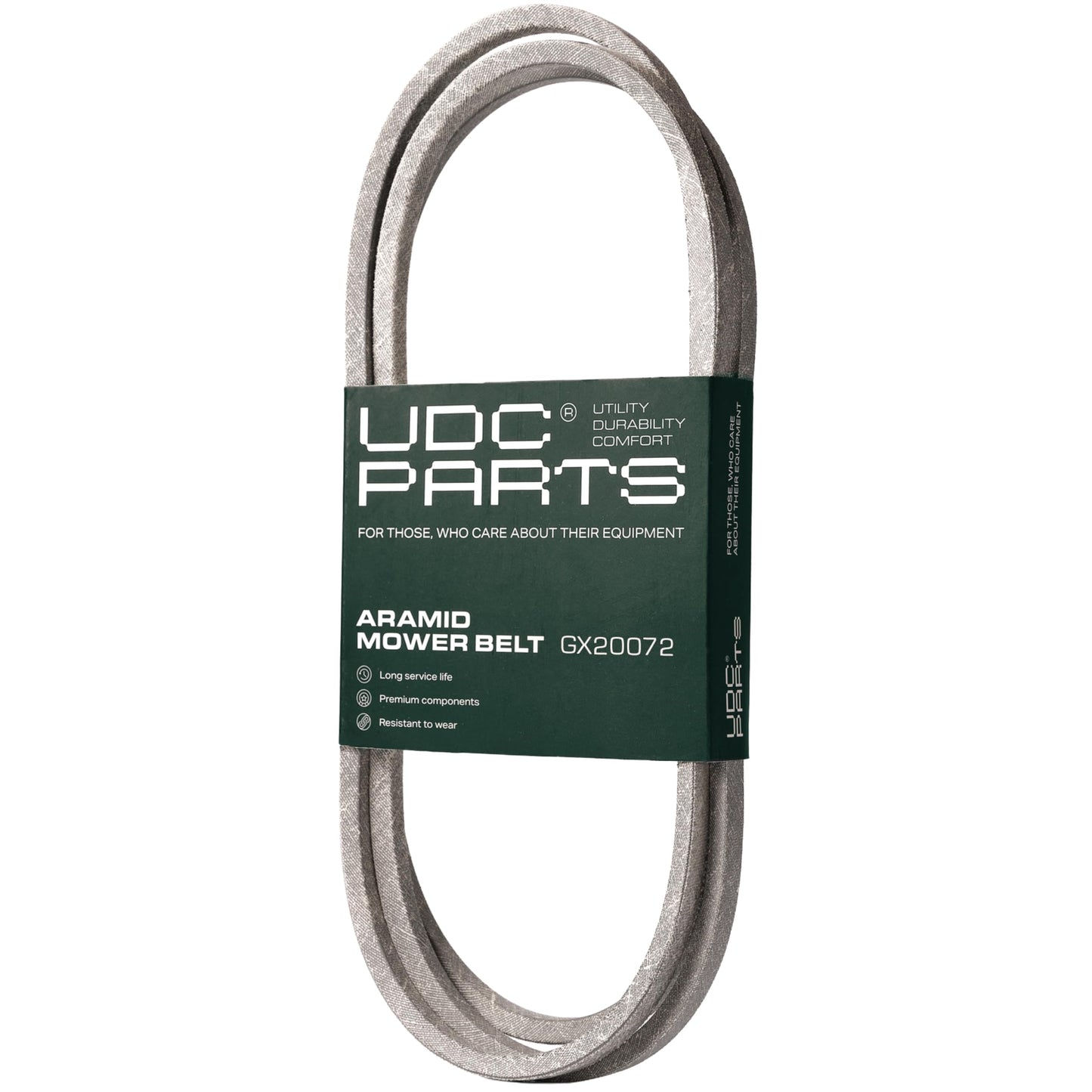 UDC Parts GX20072 John Deere 42 Inch Deck Belt Replace D110 L110 D105 E100 D130 S100 LA105 L100 D100 E130 L111 E110 E120 D125 125 LA135 LA110 S100 LA120 S120 LA125 UC32283 GY20570 Deck Belt / 104 inch