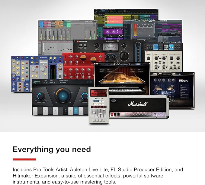 Focusrite Scarlett 16i16 4th Gen USB Audio Interface, for Songwriting, Music Production, Recording, and Podcasting — High-Fidelity, Studio Quality Recording, and All the Software You Need to Record