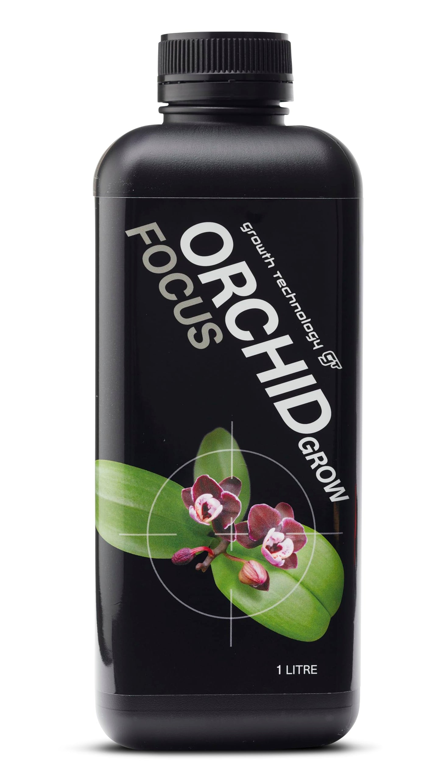 Growth Technology GT Orchid Grow Focus - Liquid Plant Food and Nutrient for Orchids, Bromeliads, and Indoor Plants - Promotes Healthy Foliage, Strong Roots and Lush Leaves - 1 Quart (946 mL)