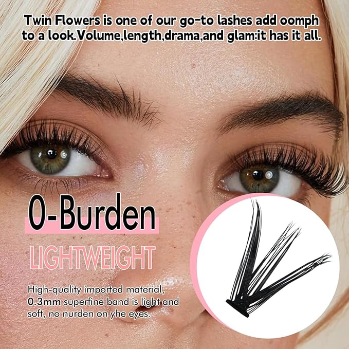 Azenlo Natural Lash Clusters Kit Wispy Eyelash Clusters 120 pcs Cluster Eyelash Extensions C Curl Individual Lashes 10-16 mm Mix Length Natural Look (Left&Right 30D KIT 120Pcs)