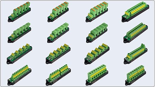 16Amp 300V 2x6 Position Pluggable Terminal Block Distribution Module. OONO D-1652GP