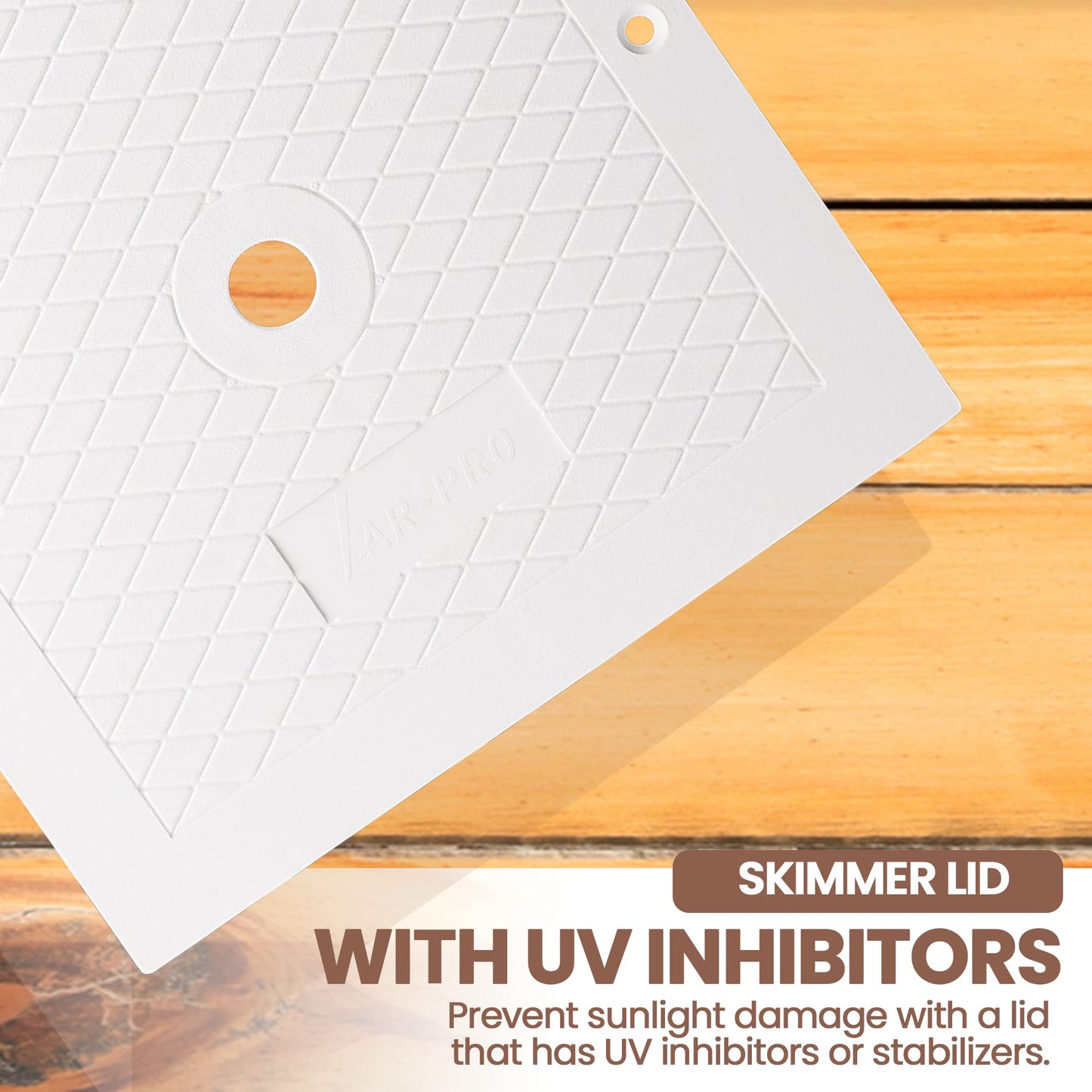 (Combo Pack) Exact Replacements Hayward SPX1082CA Skimmer Basket and Hayward SPX1082E Skimmer Cover (White) - Skimmer Basket Assembly and Square Lid for SP1O82, SP1083, SP1084, SP1085, and SP1086