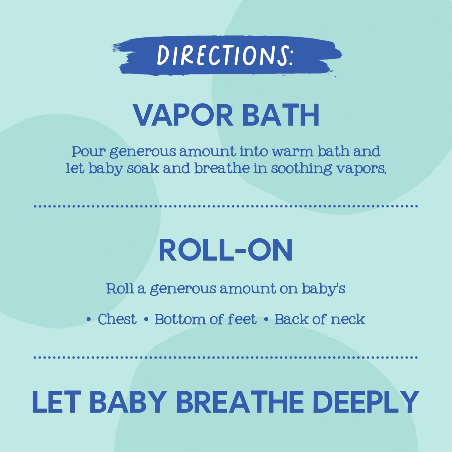 Oilogic Stuffy Nose & Cough Vapor Bath & Roll-On Essential Oil for Babies & Toddlers - Gentle Baby Bath Essentials Soothe & Comfort - Pediatrician-Tested & Safe for Babies