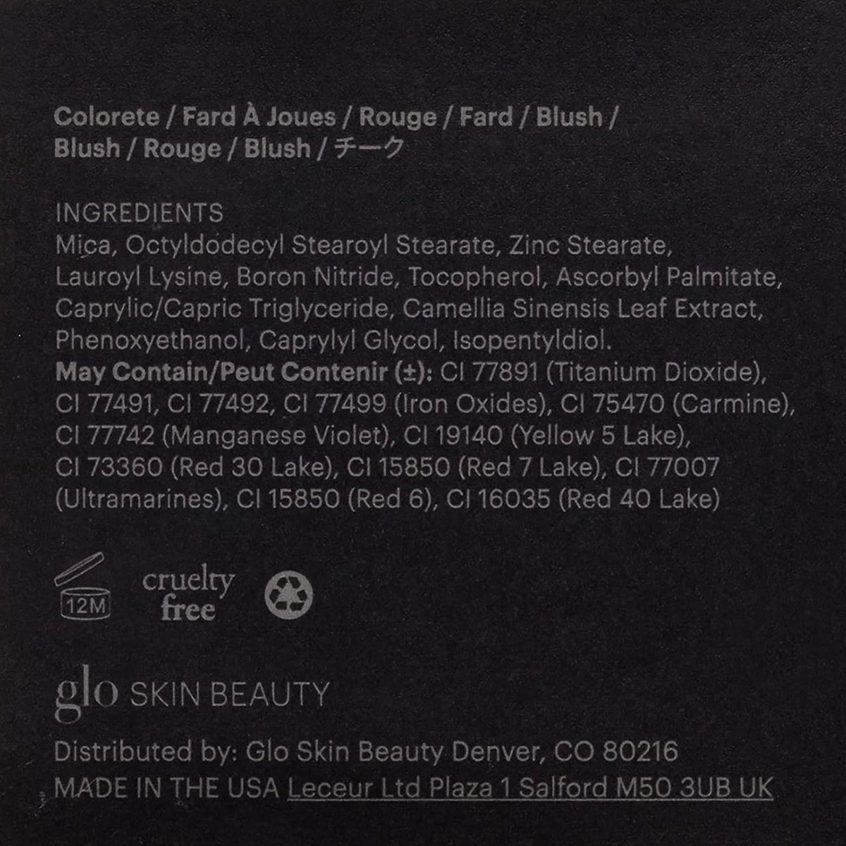 Glo Skin Beauty Blush (Sheer Petal) - Pressed Powder Blush for Cheeks, High Pigment Mineral Face Makeup Creates a Natural, Healthy Glow