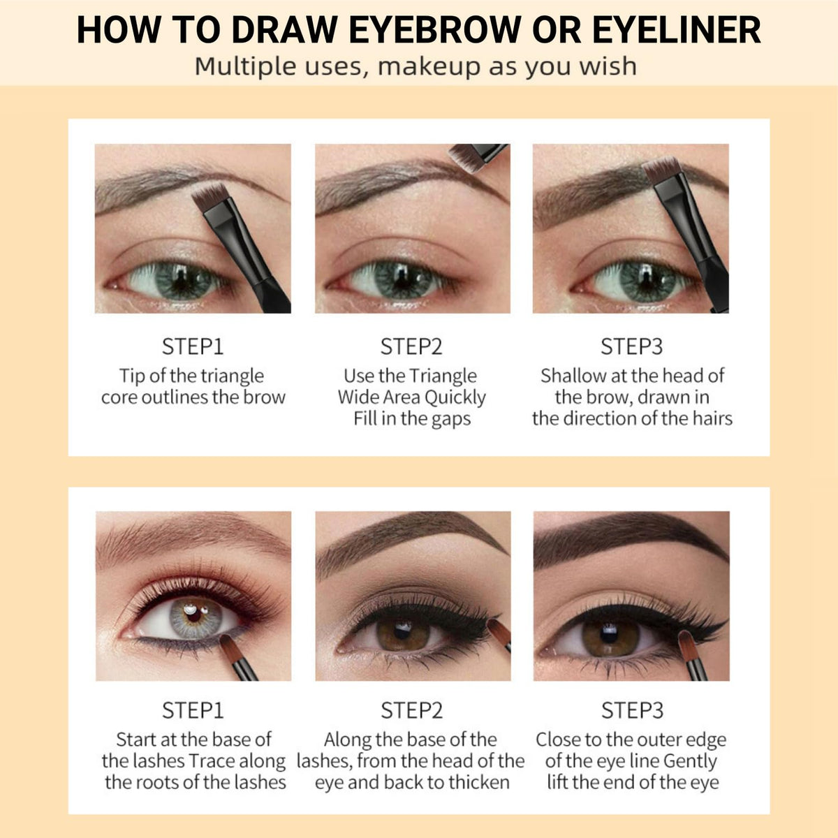 Eyebrow Pomade - Waterproof Brow Pomade for Long-lasting Results,Smudge Proof and Sweat Resistant Formula,Natural Eyebrow Makeup for All Skin Types and Tones - Dark Brown