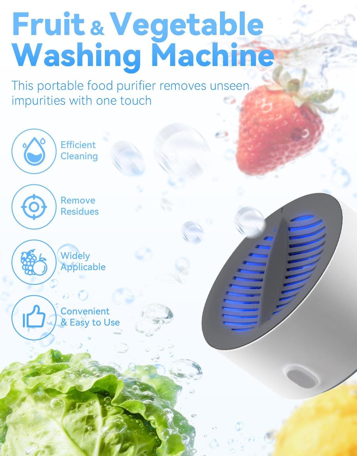 puriproduce Fruit and Vegetable Washing Machine