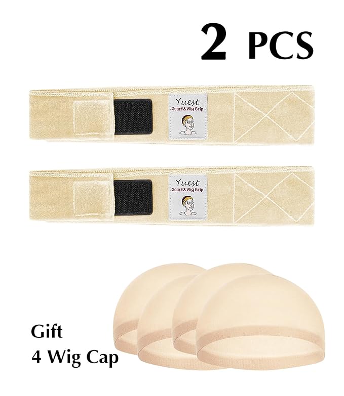 Wig Grip Band for Lace Front Headband Keeping Wigs in Place Wig Accessories Head Band Strap Gripper to Secure