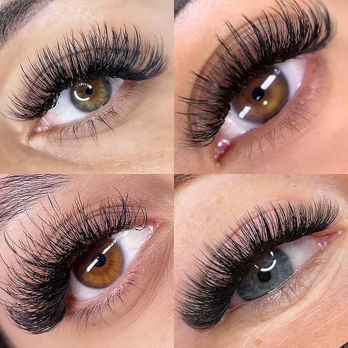 EMEDA 180 Fans Premade Fans Eyelash Extensions Thin Base 10D Stable D Curl Pointy Base Premade Lash Extensions Fans Pre Fanned Volume Lash Extensions (10D 0.07 D 8-14mm)