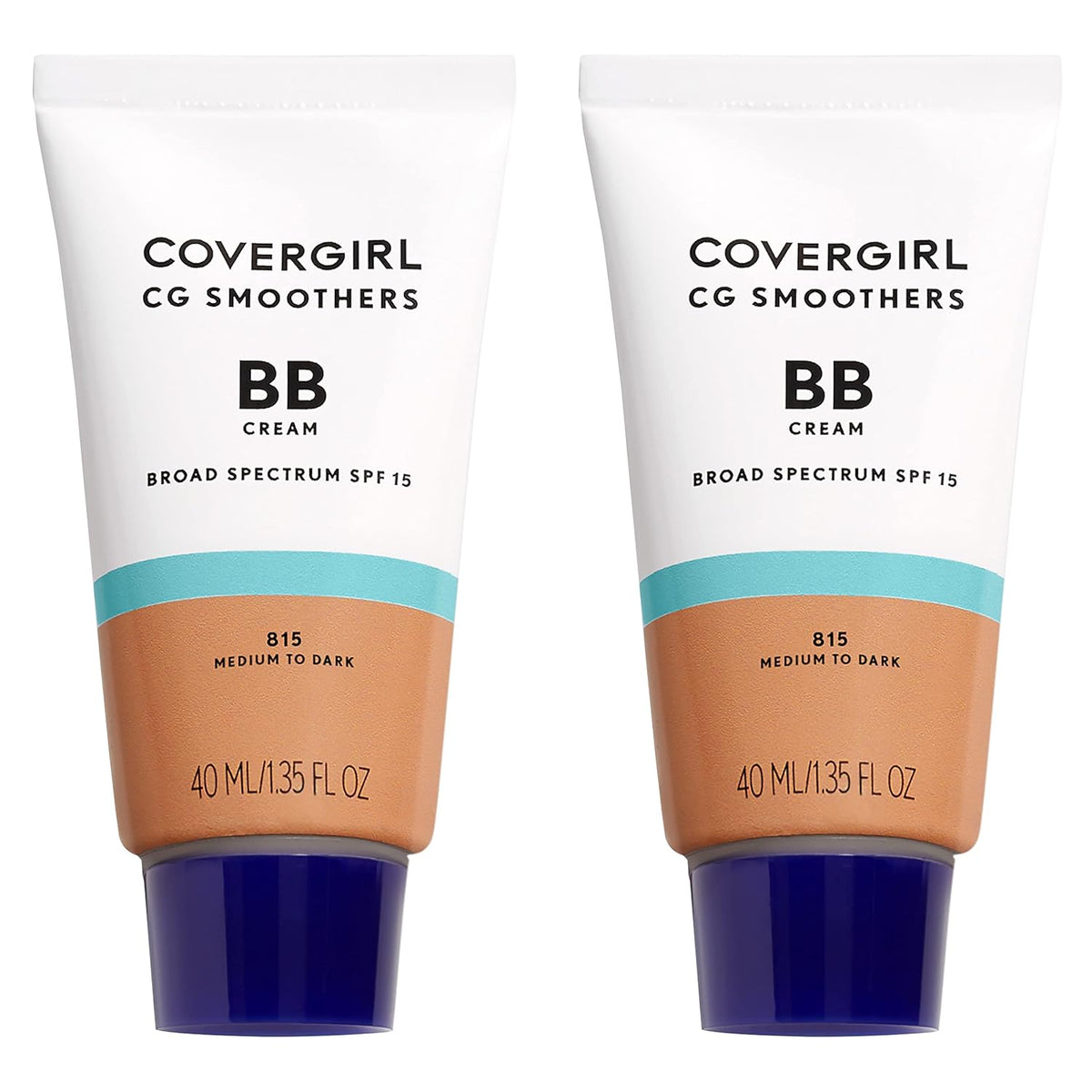 COVERGIRL Smoothers Bb Cream, Medium To Dark 815, 1.35 Fl Oz, 2 Count
