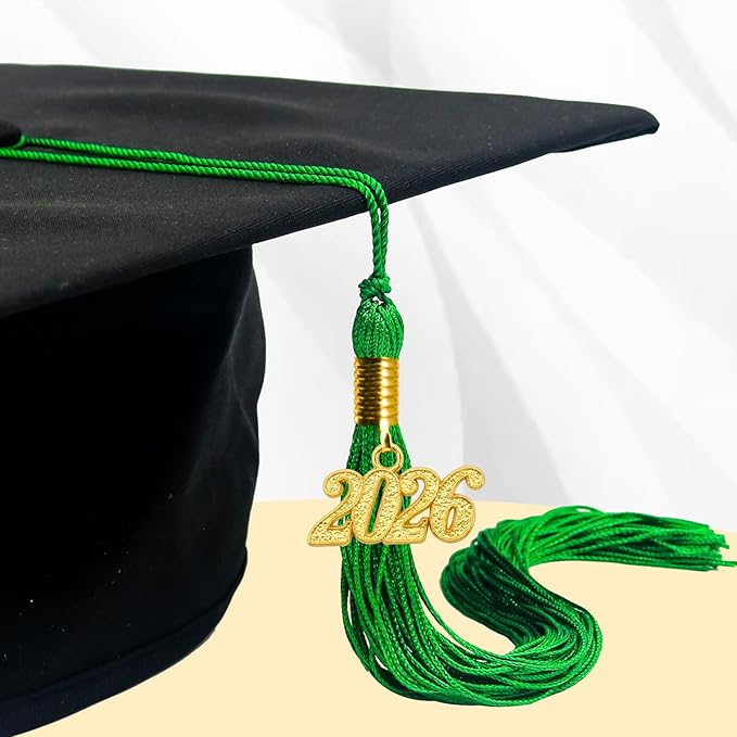 GraduationMall Single&Multiple Color Graduation Tassel with 2026 Year Charm 9"