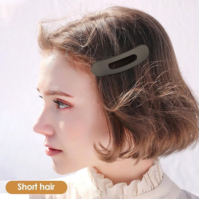 Small Flat Hair Clips for Women Lay Down Clips for Thin Hair Accessories 8pack