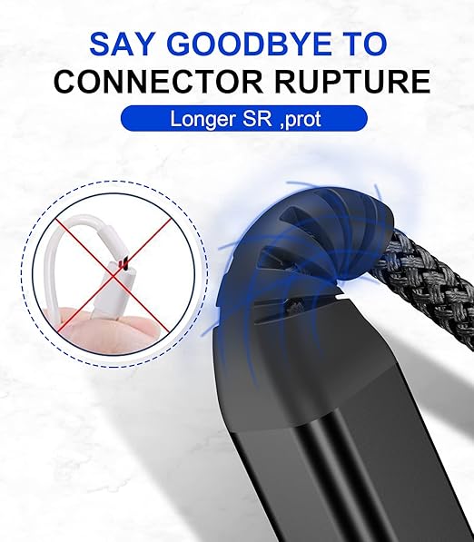sweguard Printer Cable 10ft, USB-A to USB-B Cable, High Speed Nylon Braided Scanner Printer Cord for HP Canon Dell Epson Brother Lexmark Xerox Samsung Piano DAC & More-Black