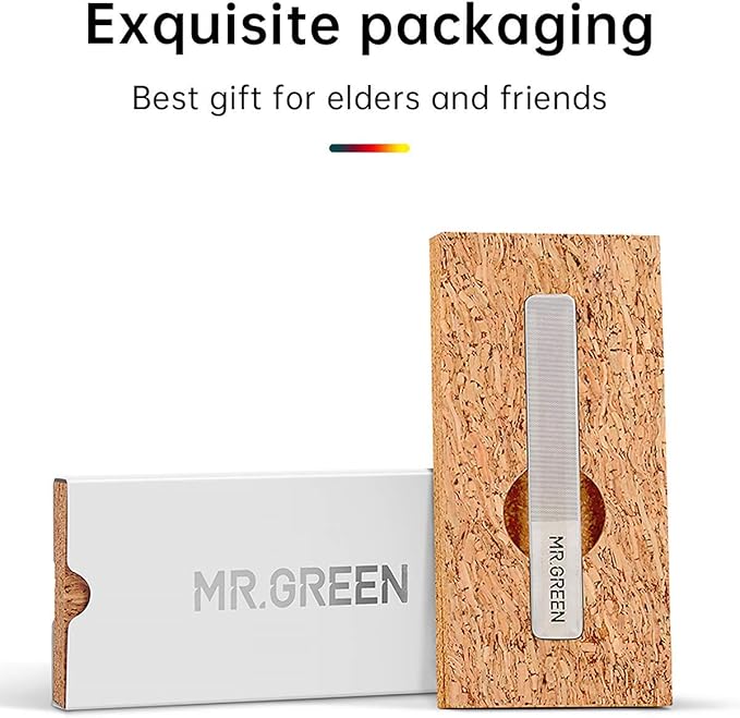 MR.GREEN Glass Nail Shiner ï¼ÂUpgrade Nano Glass Nail Files &Nail Buffers Polisher Professional Crystal Manicure Tools Kit for Natural Nail