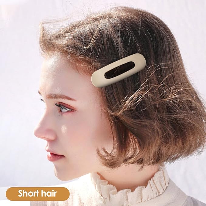 Small Flat Hair Clips for Women Lay Down Clips for Thin Hair Accessories 8pack