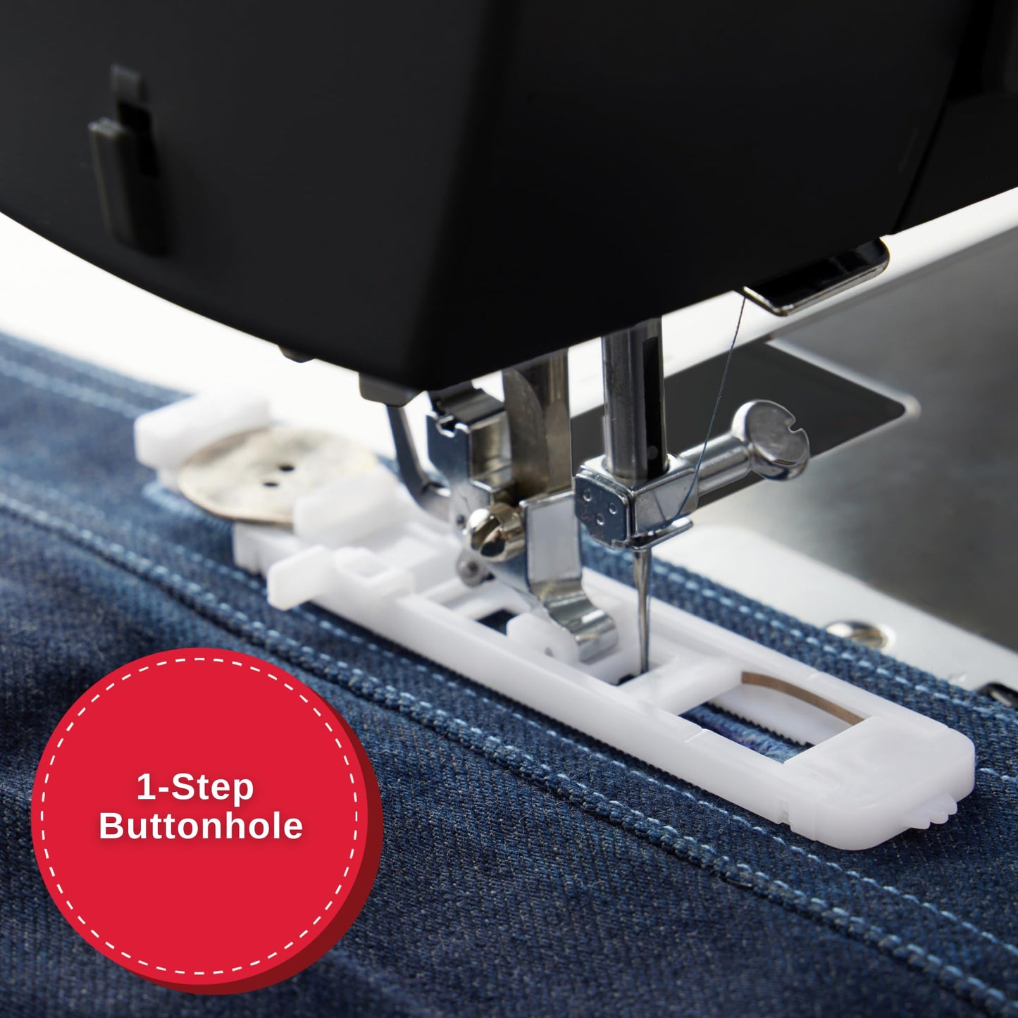 SINGER® Heavy Duty 4432 (Black) High Speed Sewing Machine +Accessory Kit | 32 Built-In Stitches Deliver 110 Stitch Applications | 50% More Power for Thick Fabrics, 1100 Stitches/Min, 1-Step Buttonhole