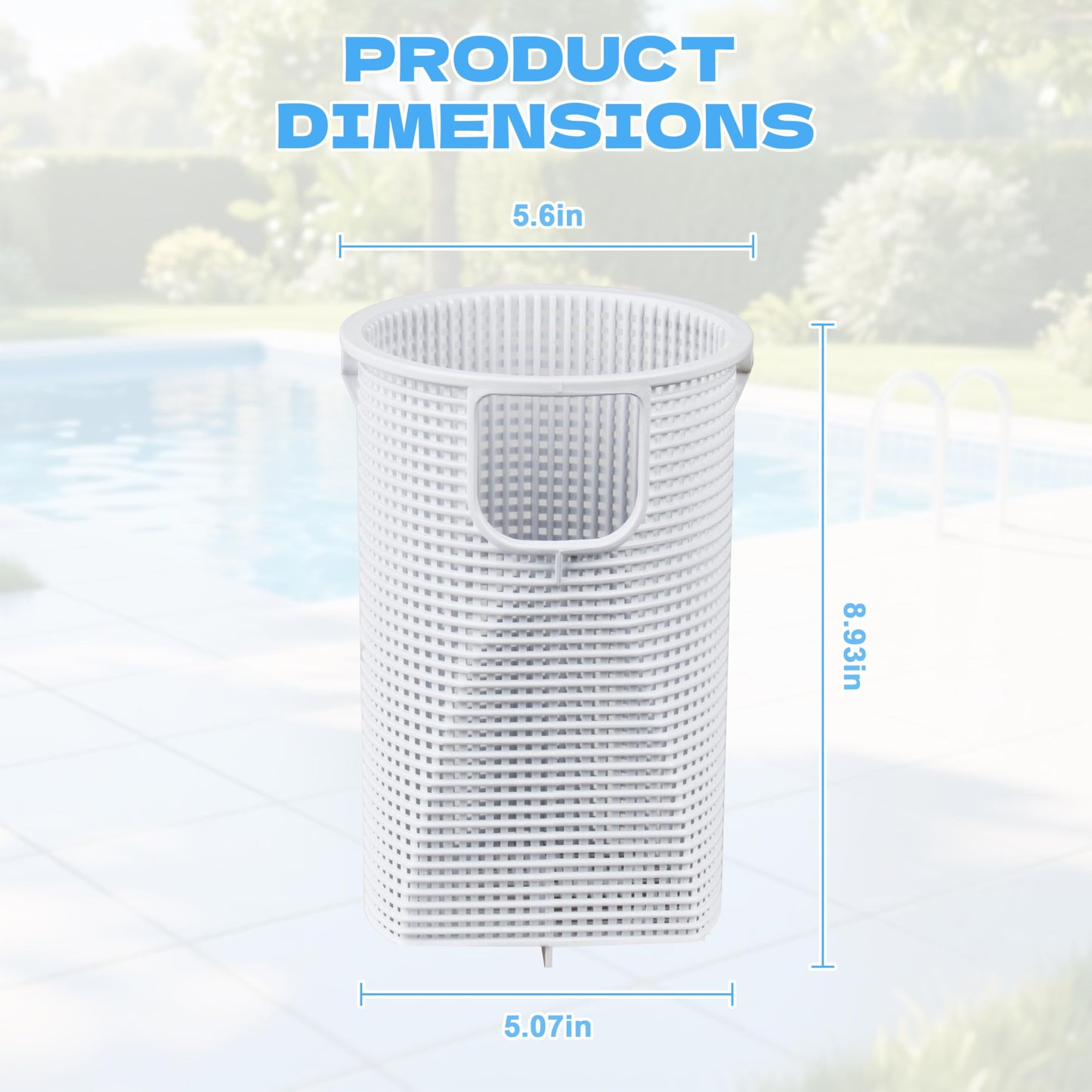 SPX3000M Pro Grade Pump Basket for Hayward Super II - Fits B-207 Super 2 Pool Pump, Small & Large Debris, Anti-Clog Reinforced Durability
