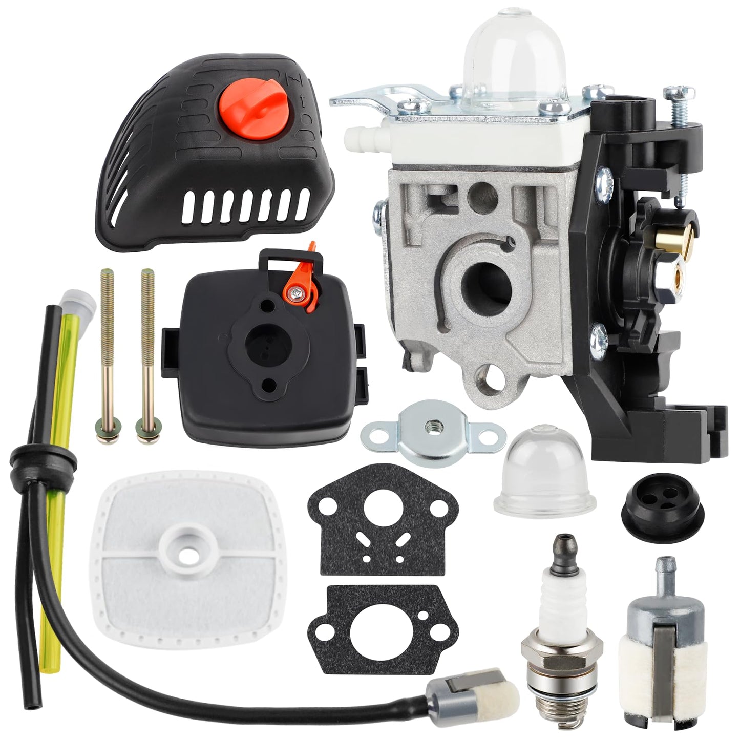 Ferilter SRM 225 Carburetor for Echo SRM-225 GT 225 PAS 225 PE 225 SHC 225 PPF 225 Trimmer Weedeater with SRM 225 Air Filter Case Cleaner Cover Fuel Line Tune Up Kit