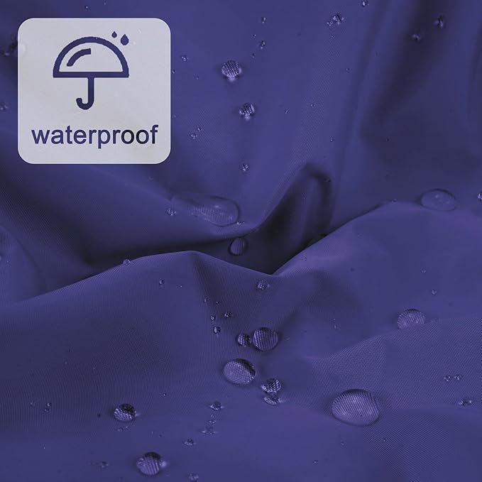 Reusable Shower Cap for Women, Large Waterproof Shower Bonnet with Elastic Band, Washable Bath Hair Cap for Long, Curly Hair, Braids, Daily Shower, Home Spa, Travel(Dark Blue Purple)