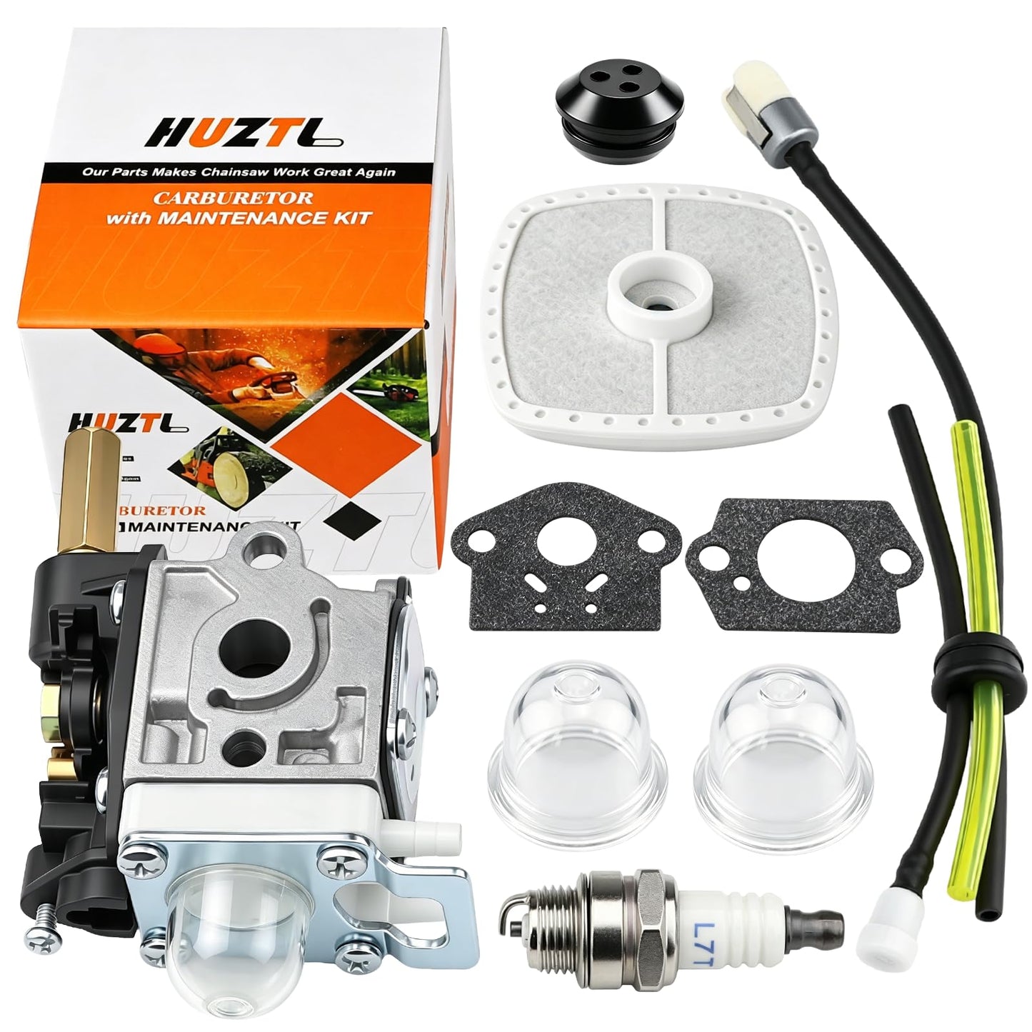 Carburetor For ECHO SRM 210 SRM-230 SRM211 GT200 HC150 HC151 PE200 PE201 PPF210 PPF211 Trimmer Brushcutter With Fuel Maintenance Kit Spark Plug HUZTL