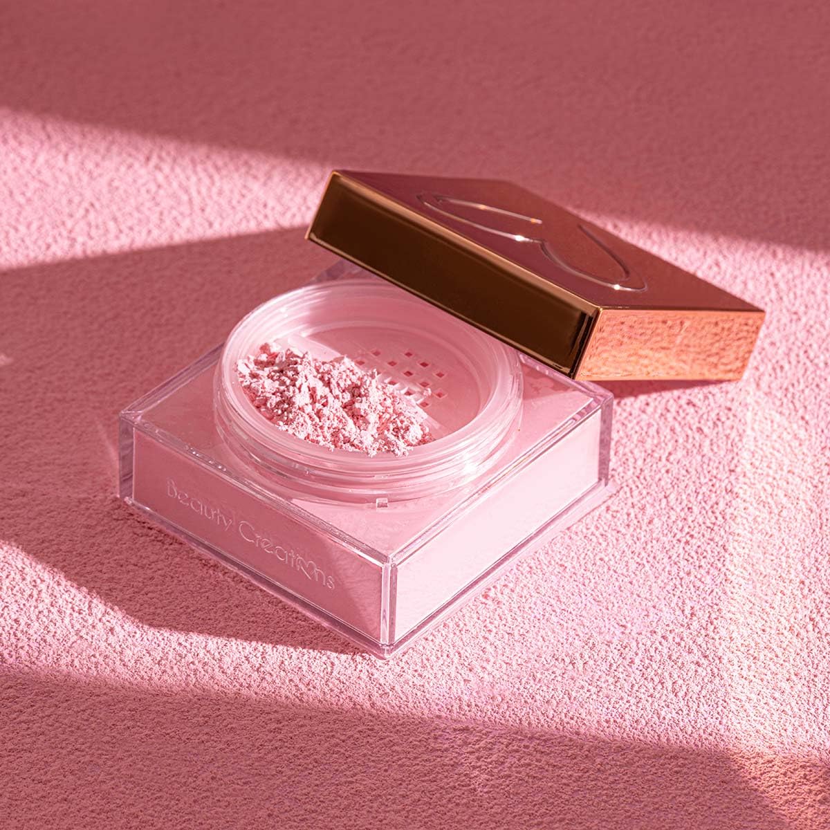 Beauty Bundle Beauty Creations Pink Cloud Pink Loose Setting Powder & Amorus Cloud Blur Matte Balm Foundation, Minimizes Pores, Matte Finish 14HR Shine Control (Almond)