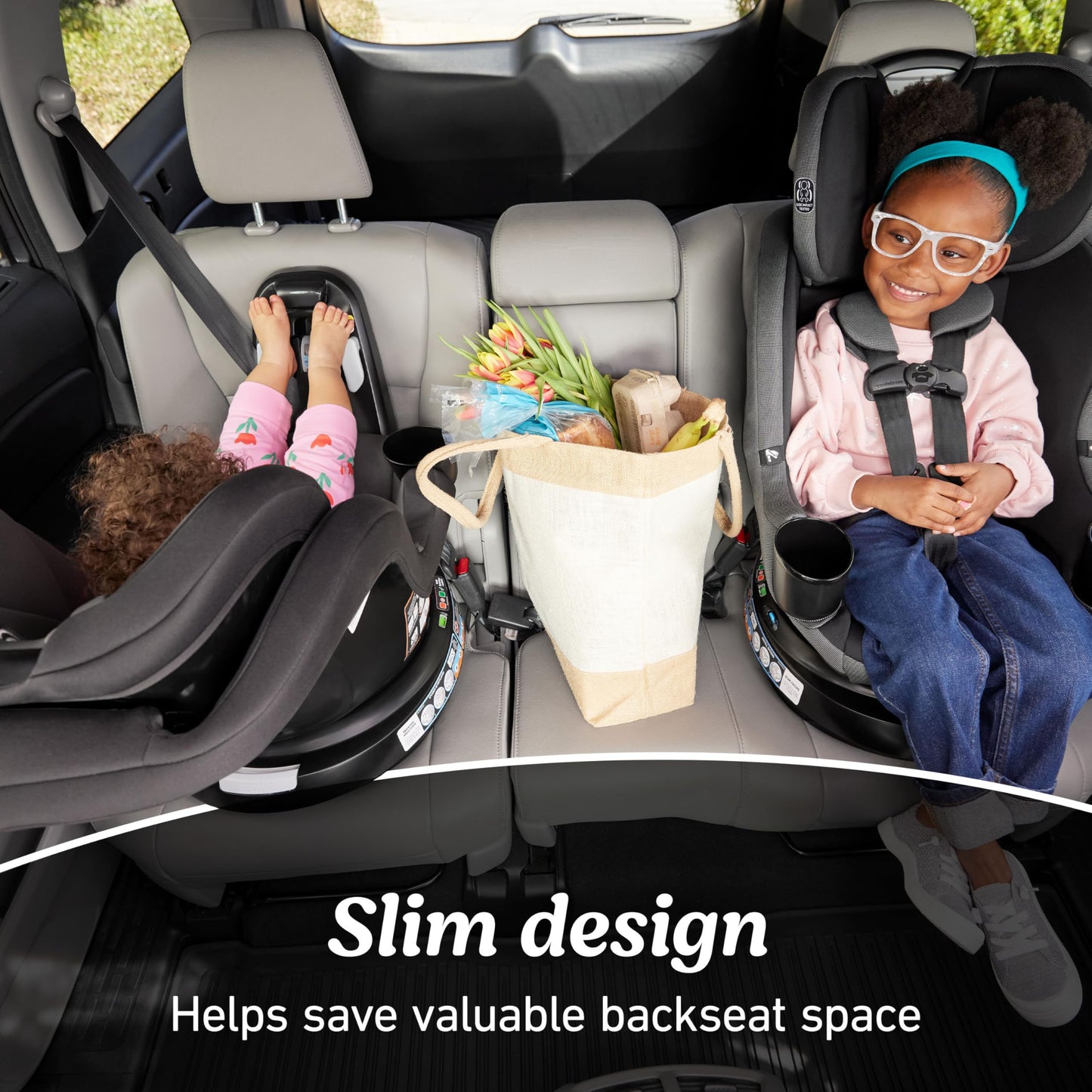 Graco EasyTurn 360 2-in-1 Rotating Convertible Car Seat, 360 Degree Rotating Infant to Toddler Rotating Car Seat, 2 Modes Rear and Forward Facing, Slim Design