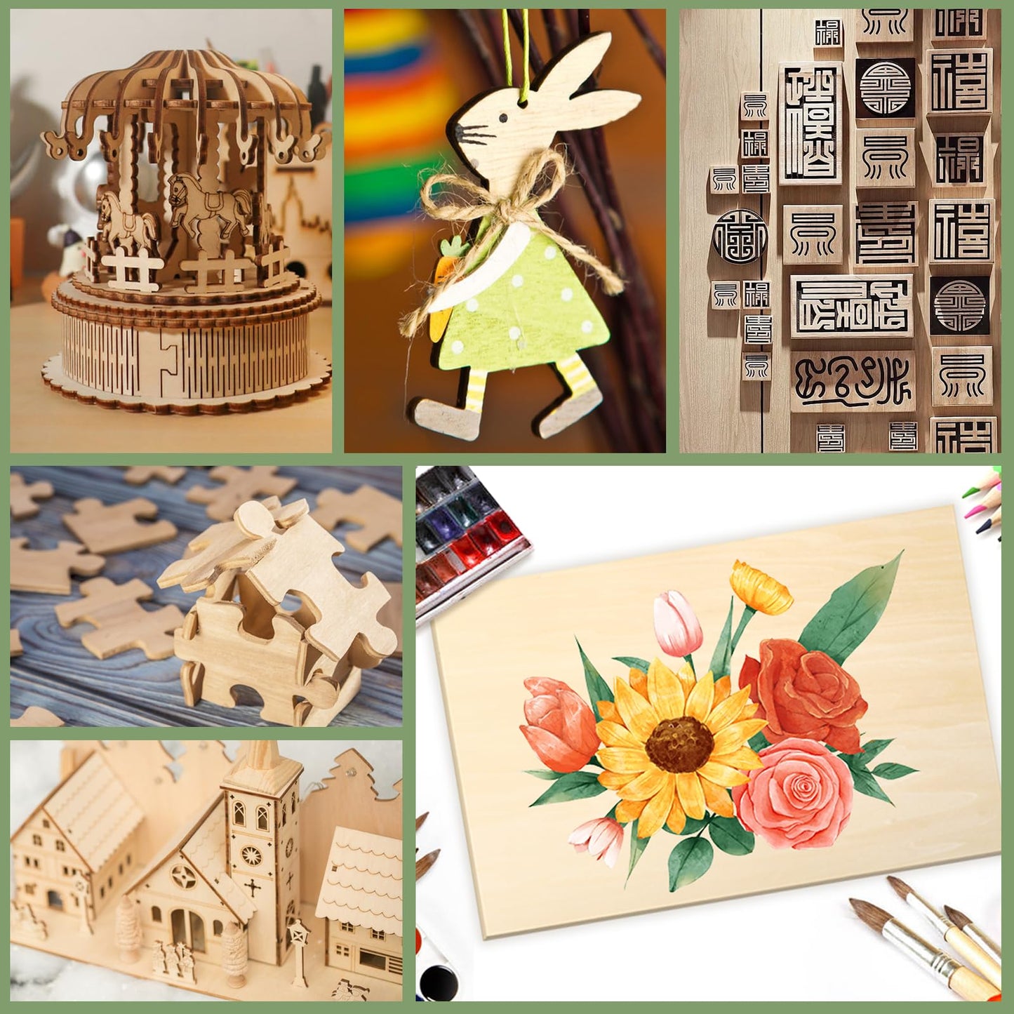 48 Pack Basswood Sheets 1/8x12x12 Inch, Unfinished Wood for Crafts, 3mm Basswood for Laser Cutting & Engraving, Wood Burning, Architectural Models, Plywood Board for Painting.